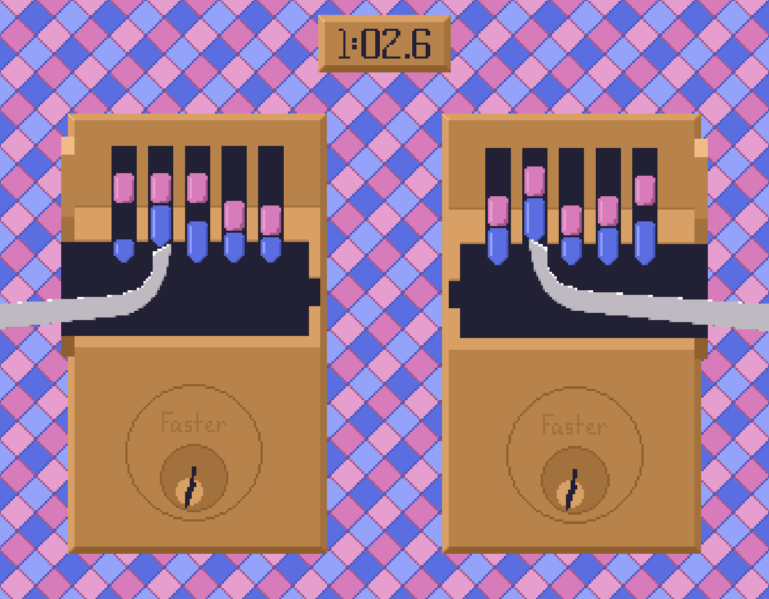 Game screenshot showing cross-sections of two locks being picked.